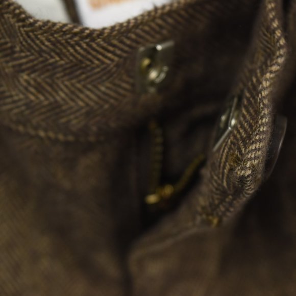 Brown tweed formal pants NEW! 6-12m - Picture 4 of 9